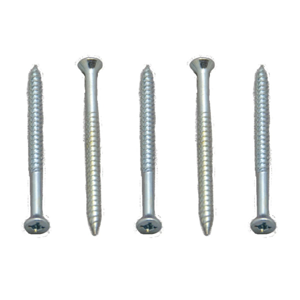#012-FSQ50Z – 8 x 2-1/2 Flat Head Square Recess, Zinc, 50 Pack