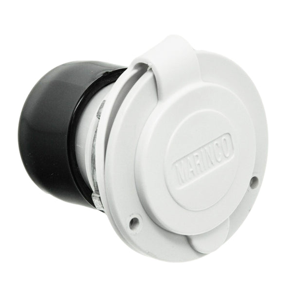 Marinco ParkPower 15 Amp Power Inlet, White