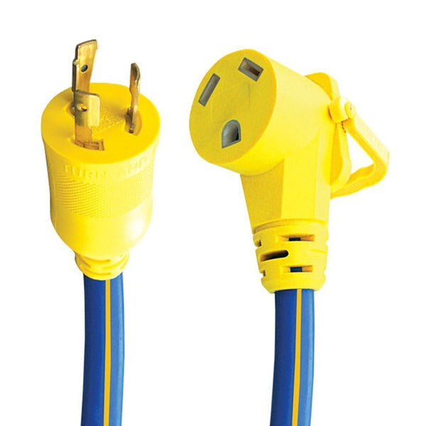 3 Prong 30 AMP 18″ Generator Adapter w/EZEEGRIP Handle