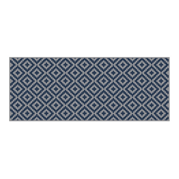 Lippert All-Weather Patio Mat - 8' x 20', Blue/Grey