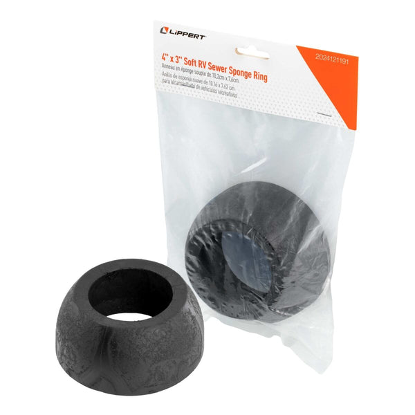 Lippert 45° Clear RV Sewer Adapter #2024121184