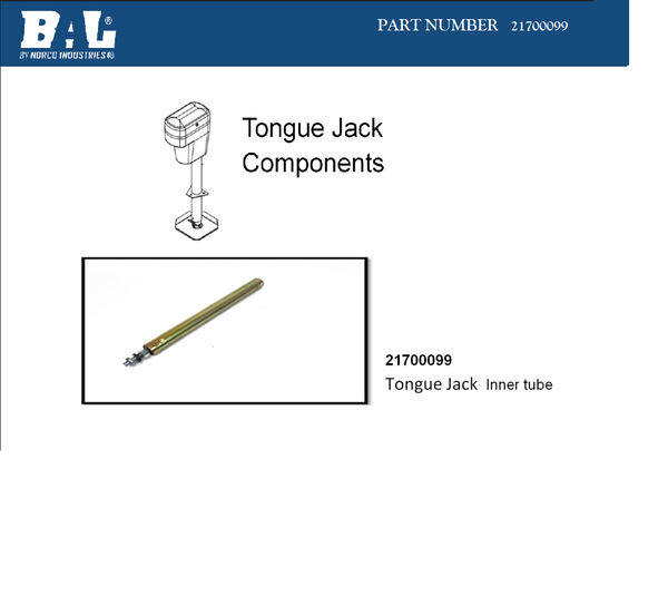 BAL 21700099 TONGUE JACK INNER TUBE
