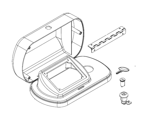 BAL 21700107 TONGUE JACK HEAD UNIT LID FOR HOUSING