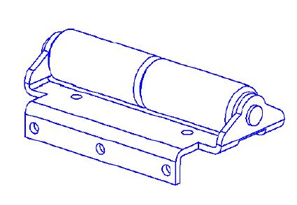 BAL RV ROLLER ASSEMBLY FOR 1.00 INCH HEIGHT ROLLER
