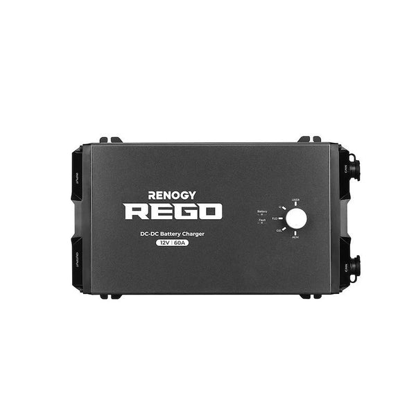 Renogy 12V 60A DC-DC Battery Charger w/ Smart Monitoring for RV