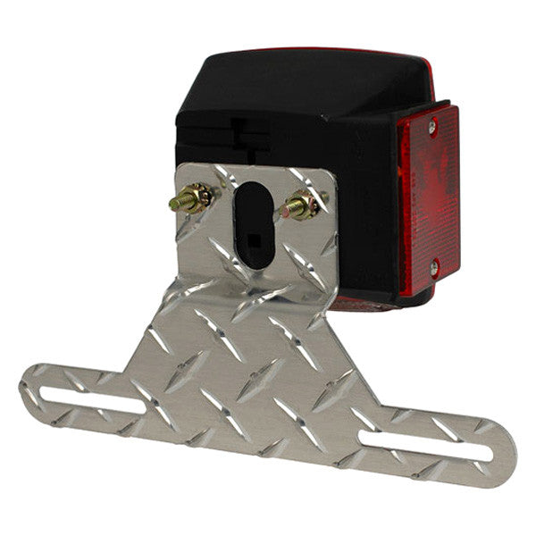 CE SMITH Aluminum Tread Plate License Plate Bracket #