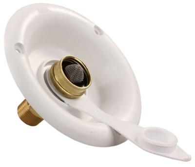 JR Products Polar White City Water Dish with