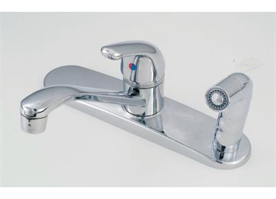 Empire Faucets Chrome RV/Mobile Home 3-Hole Single handle faucet with
