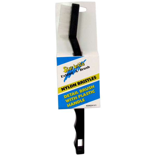Star Brite Detail Brush with Plastic Handle & Nylon Bristles