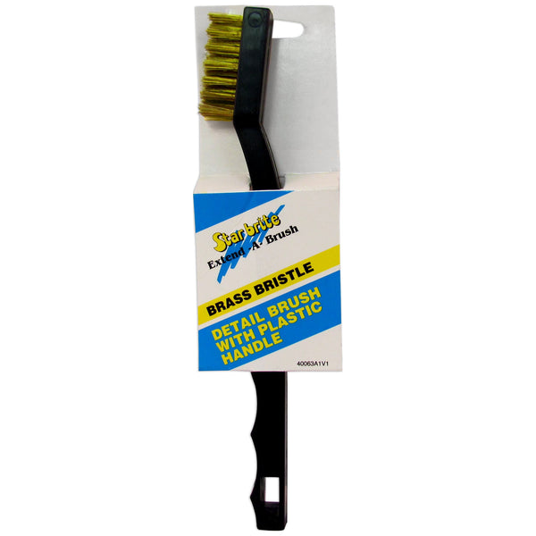 Star Brite Brass Bristle Detail Brush