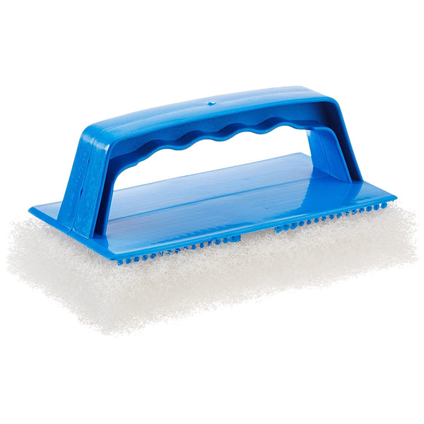 Star Brite Fine White Scrub Pad with Interchangeable Handle