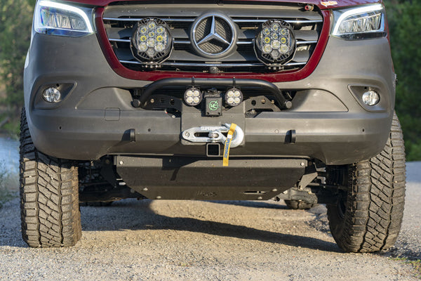 Van Compass Winch Mount With Bull Bar - Sprinte 4099