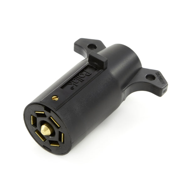 Pollak 12-706E 7-Way RV Trailer Connector Plug, Heavy