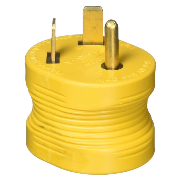 Camco Power Grip 30A Male To 15A Female RV Adapter Plug