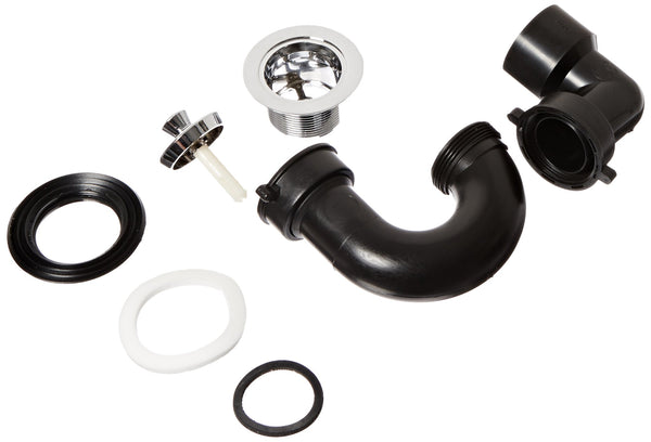Lasalle Bristol Bathtub Drain/Trap Pack, Black