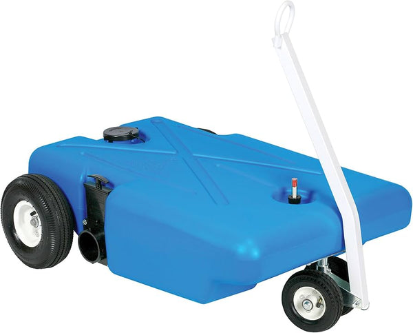 Barker 4-Wheeler Tote-Along - 25 Gallon, Blue