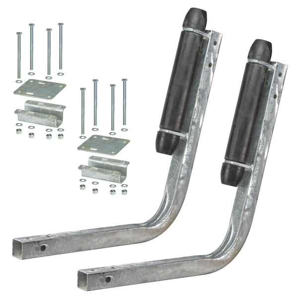 Tie Down 13 in. Galvanized Fixed Angle Roller Guide-On's