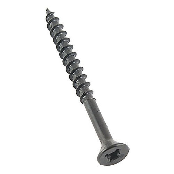 AP Products 8 x 3" Black Square Recess Flat Head SAE Screws (100