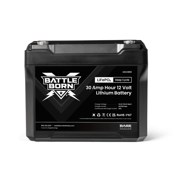 Battle Born 30AH 12V LIFEPO4 Battery BBBS3012