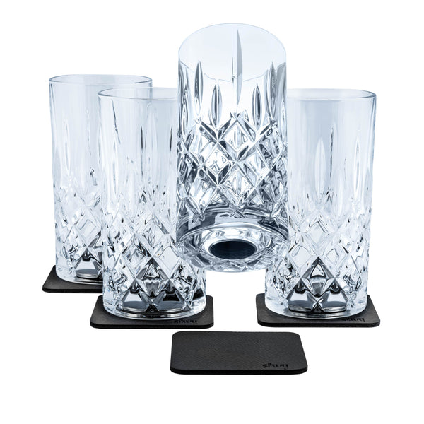 Magnet-Kristallgläser LONGDRINK DIAMOND
