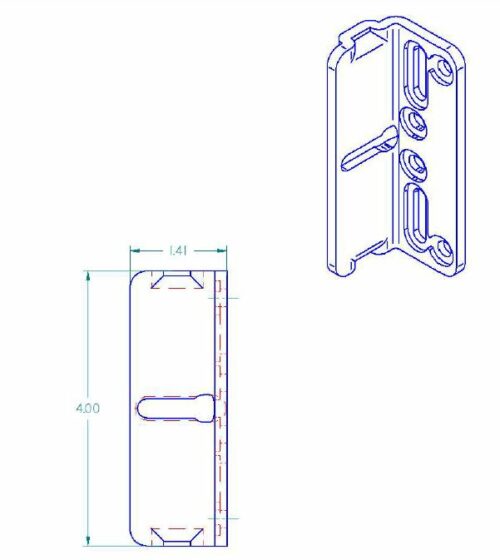 BAL Norco P854757 Slide Out Bracket