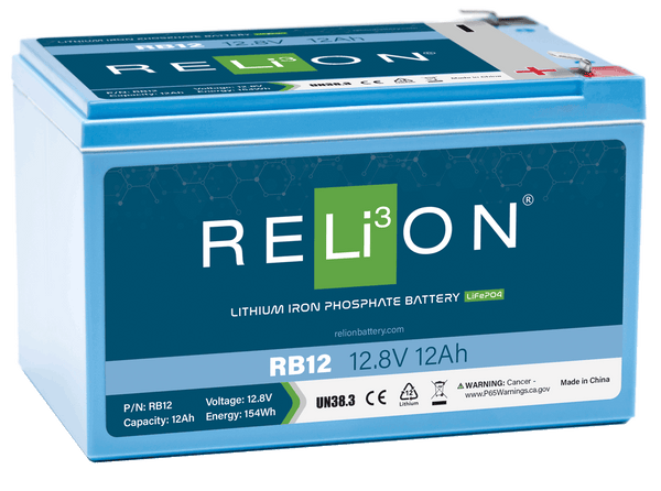 Relion 12V 12Ah Lithium Battery for Mobility Applications