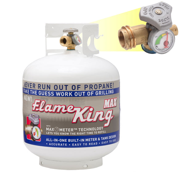 Flame King 20lb LP Cylinder w/OPD & gauge Model #