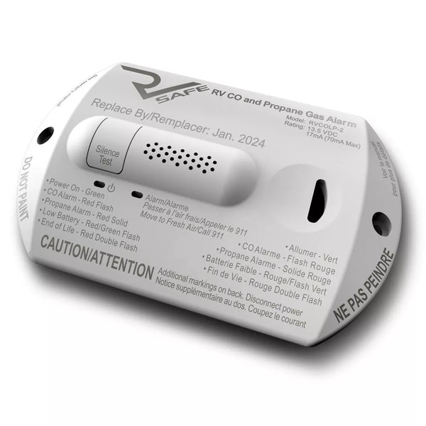 RV Safe | Only LP Alarm | 2 Wire | White