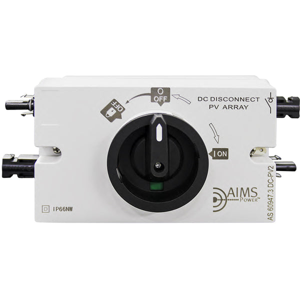 AIMS Power Solar PV DC Quick Disconnect Switch 1200V 32 Amps