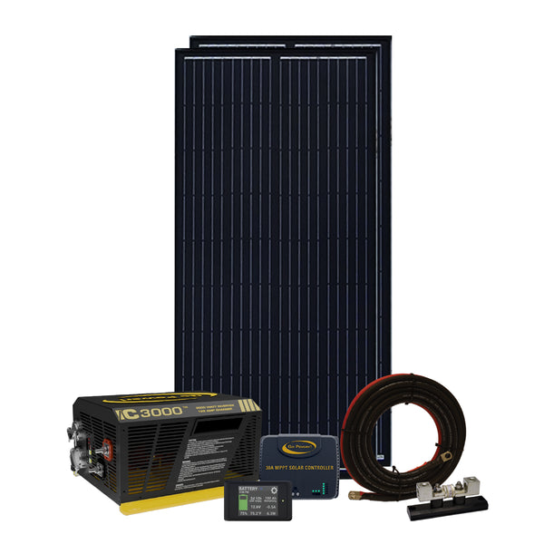 PowerTrak™ 400-Watt Solar & Inverter/Charger System