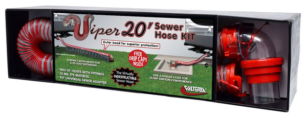 Valterra Viper Sewer Hose Kit, 20′, Boxed