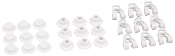 Dometic White Wire Shelf Clip Kit for Dometic 6/8 Cu. Ft