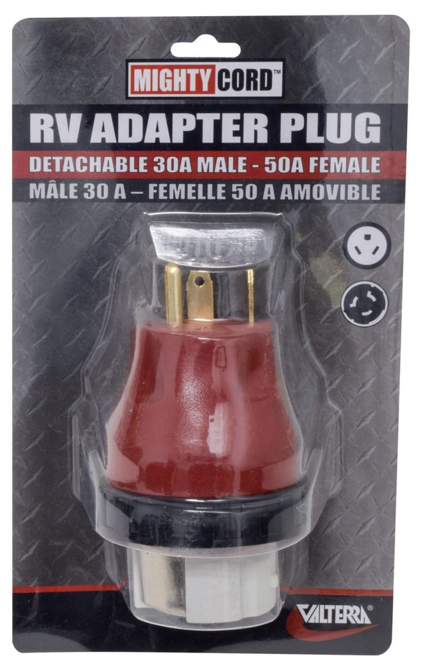 Mighty Cord 30A-50A Detachable Adapter Plug, Carded