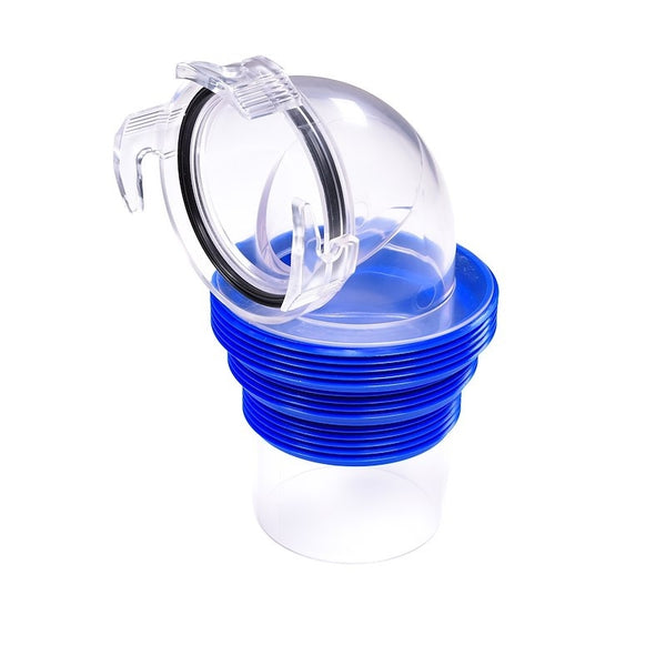 Duraflex 3-1/2" Sewer Waste Valve Fitting, 90 Degree Elbow