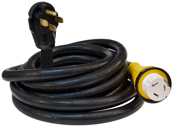 Mighty Cord 50Amp Detachable Power Cord, 25′, Bulk