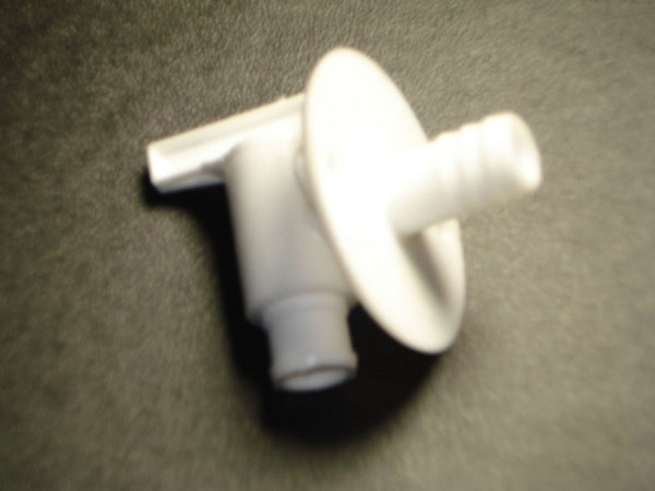 Petersn Mold 1/2' Drain Valve Artic Wh 18-958-A/W