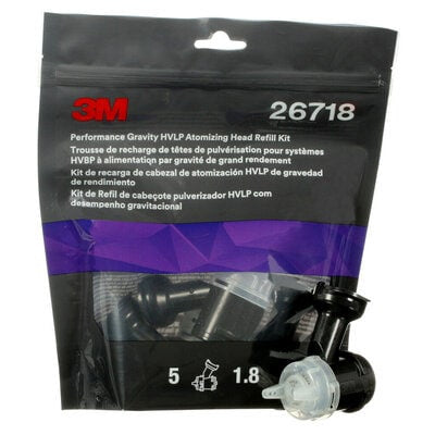3M Performance Gravity HVLP Atomizing Head Refill Kit