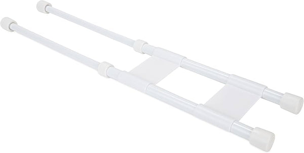Camco RV Cupboard Double Bar - White - etrailer.com