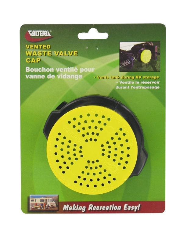 Valterra Waste Valve Cap, Vented, Carded