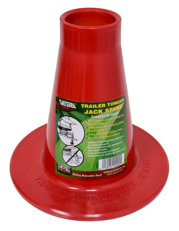 Valterra Trailer Tongue Jack Stand, Red, Bulk