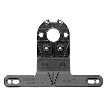 License Bracket, Universal, Black Plastic, 8.5″X2.75″, Viz Pack