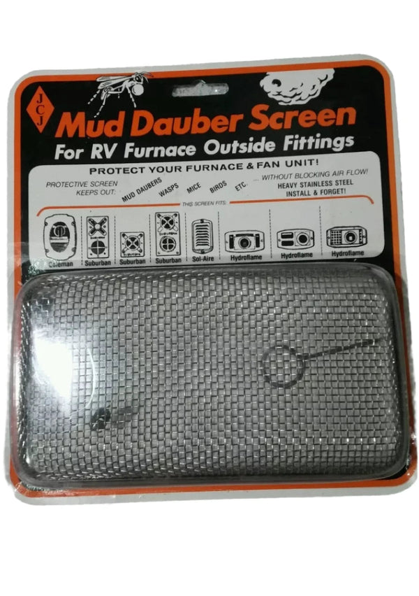 JCJ RV Heater Mud Dauber Screen Cover M-200