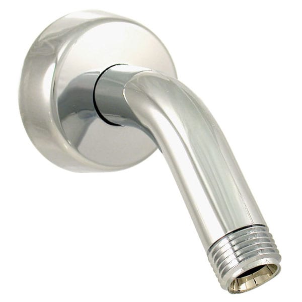 Valterra Shower Arm & Flange, 1/2″, Plastic, Chrome, Carded
