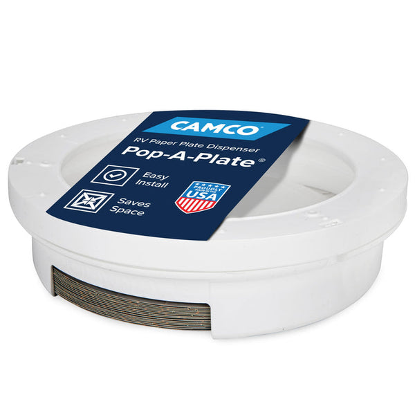 Camco Pop-A-Plate Disposable Plate Dispenser - etrailer.com