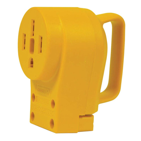 Camco Power Grip Replacement RV Power Cord Adapter Receptacle w ...
