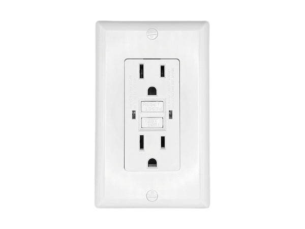 S801 Dual GFCI Outlet with Cover-Plate