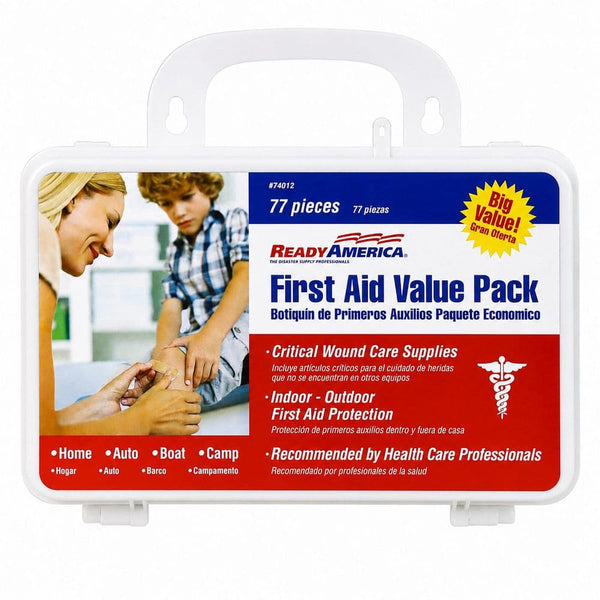Ready America 77-Piece First Aid Kit 74012