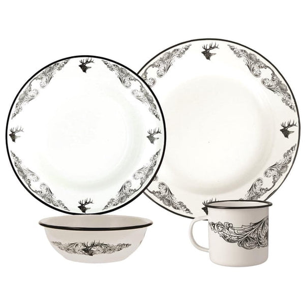Utica Usa 16 Pc Enamelware Set 41-2005