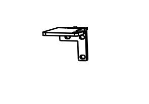 Norcold Door Hinge 624363 (fits the 1210 models)
