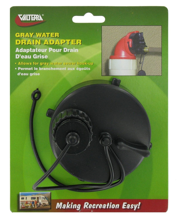 Valterra Drain Adapter for Gray Water, Carded